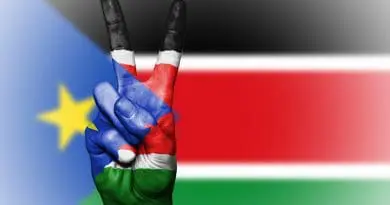 south sudan flag peace