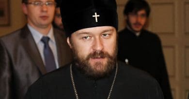 Russian Orthodox Church's Metropolitan Hilarion. Photo Credit: Υπουργείο Εξωτερικών, Wikipedia Commons