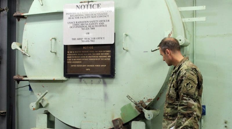 The reactor at Fort Greely (Image: Rebecca Nappi, USACE)