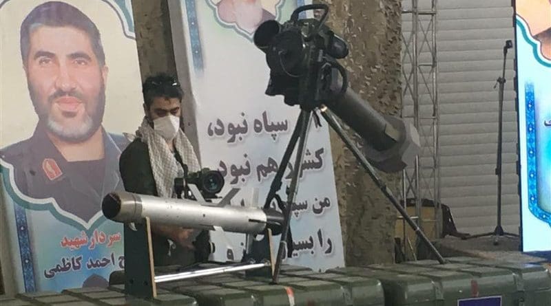 Iran's Almas anti-tank missile. Photo Credit: Tasnim News Agency