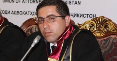 Buzurgmehr Yorov, a Tajikistani human rights lawyer (Photo supplied)