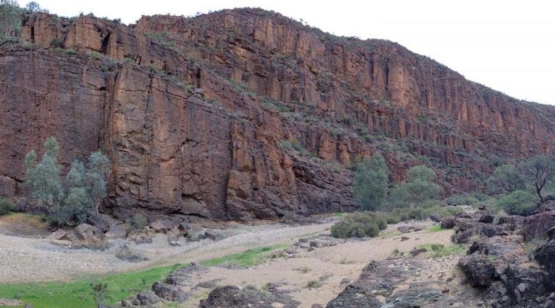 Thick Snowball Earth glacial deposits exposed in Tillite Gorge, Arkaroola, South Australia CREDIT University of Southampton