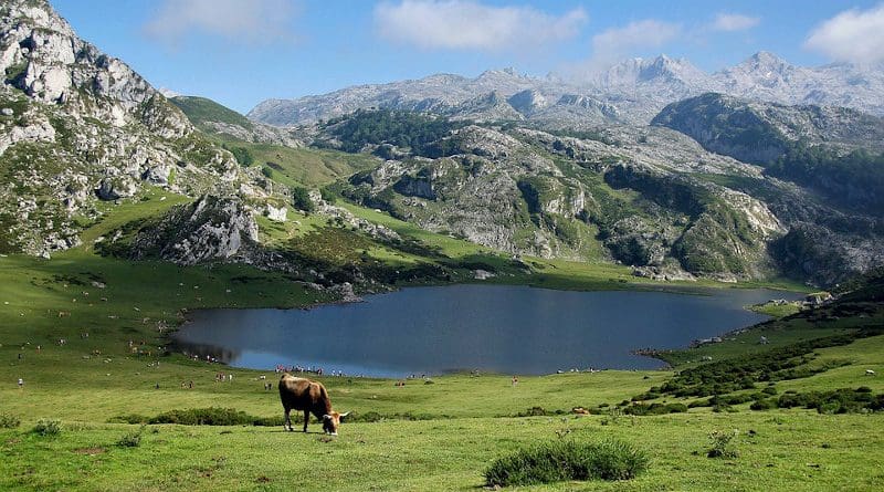 Pyrenees spain mountains lake