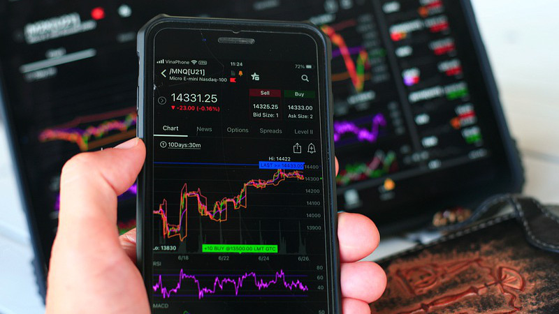 Stock Market Chart Smartphone Finance Investment