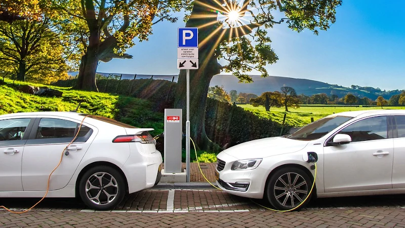 Car Electric Car Hybrid Car Charging Post