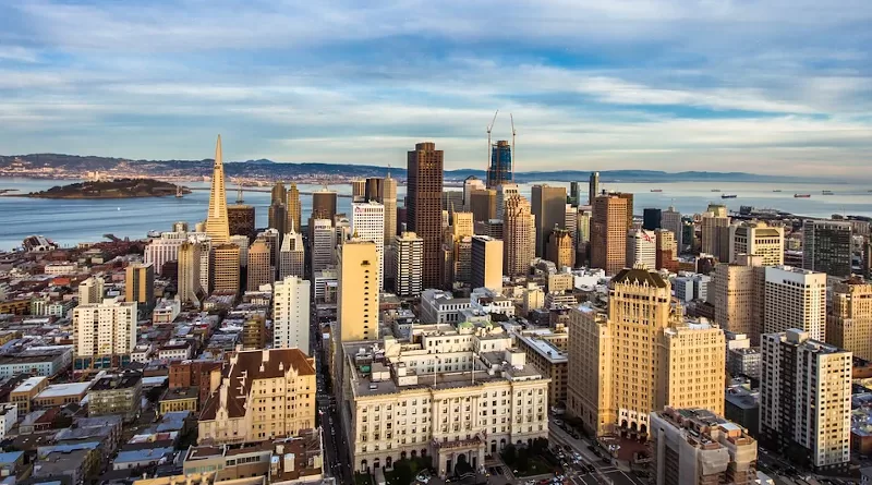 California San Francisco Skyline Urban San Francisco Skyline