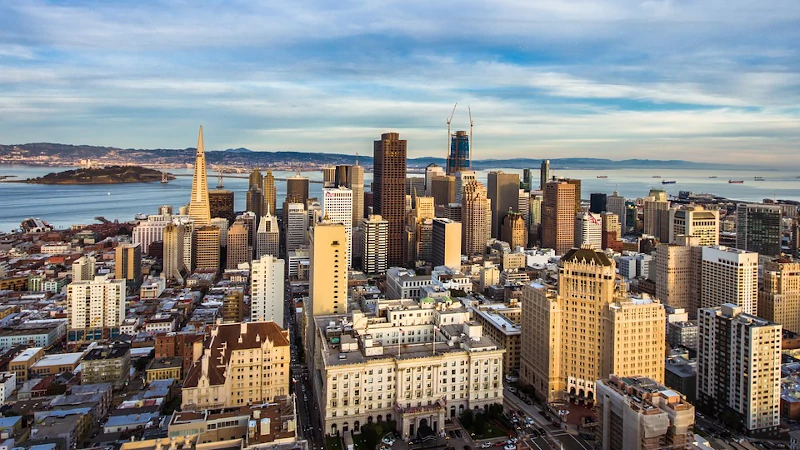 California San Francisco Skyline Urban San Francisco Skyline