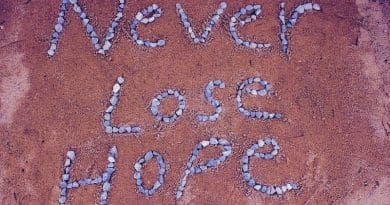 never lose hope