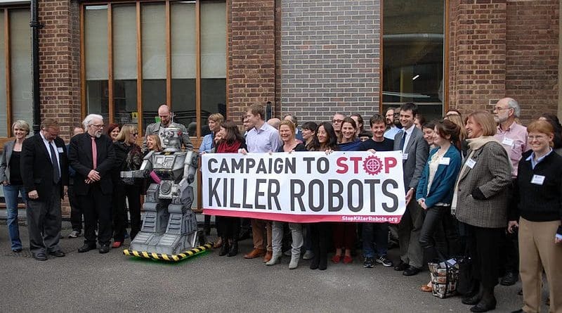 The Campaign to Stop Killer Robots. Photo Credit: The Campaign to Stop Killer Robots, Wikipedia Commons