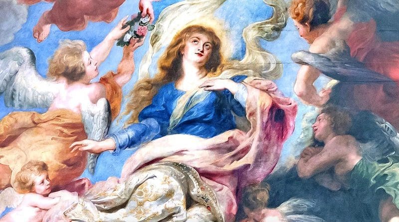 Detail of "The Assumption of Mary," Rubens, 1626. Credit: Wikipedia Commons