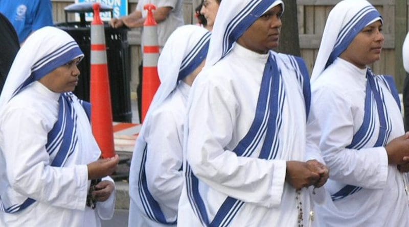 File photo of religious sisters from the Missionaries of Charity. Photo Credit: Fennec, Wikipedia Commons