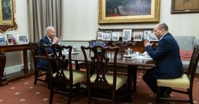 US President Joe Biden with Israel's Prime Minister Naftali Bennett at the White House. Photo Credit: The White House