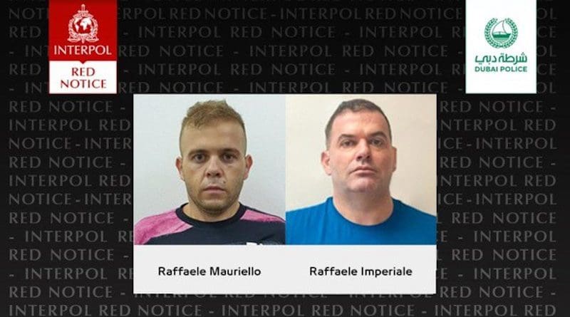 Raffaele Imperiale and Mauriello were subjects of INTERPOL Red Notices. Credit: INTERPOL