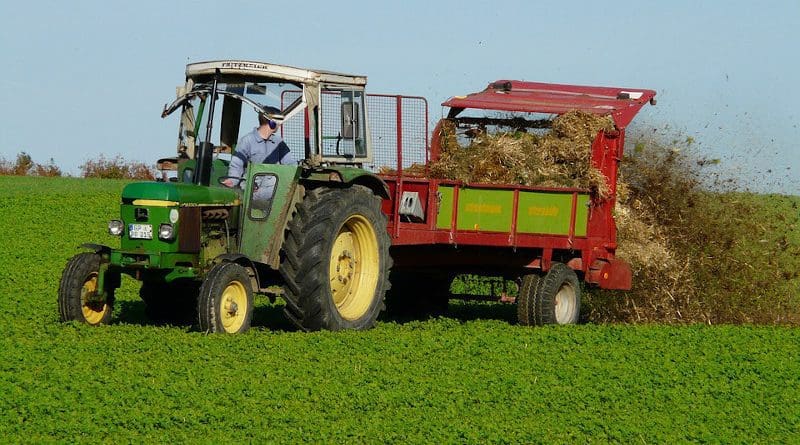 Agriculture Tractor Fertilizer Damn Field Manure