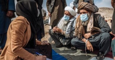 The UN has been supporting displaced families in Afghanistan, providing emergency shelter and protection. Credit: IOM/Mohammed Muse