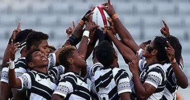 Fiji's Fijiana women's sevens rugby team bags bronze medal after beating Great Britain. Credit: 24News - IDN