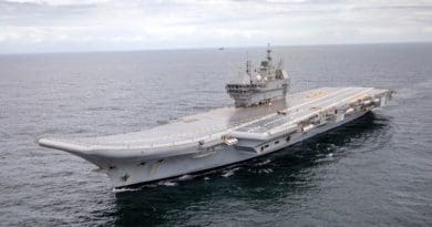 India's INS Vikrant aircraft carrier. Photo Credit: India Navy, Wikipedia Commons