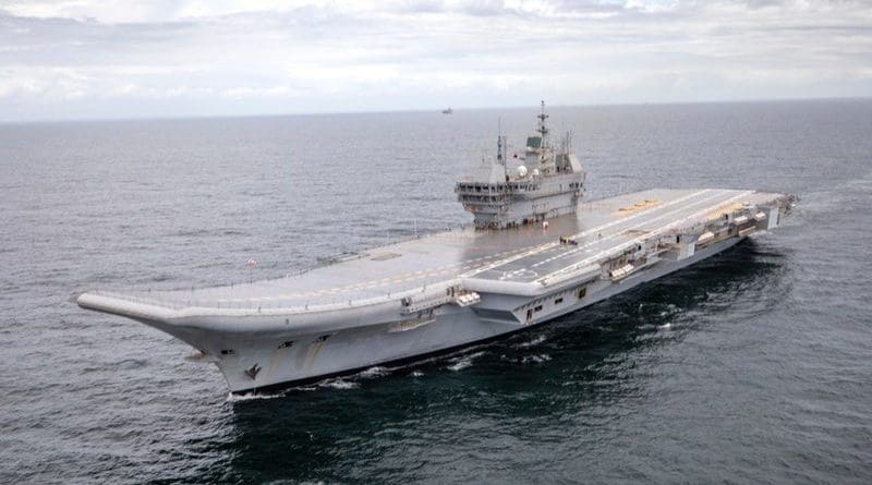 India's INS Vikrant aircraft carrier. Photo Credit: India Navy, Wikipedia Commons