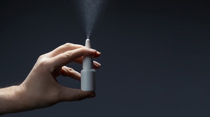 An example of a nasal spray CREDIT: Lancaster University