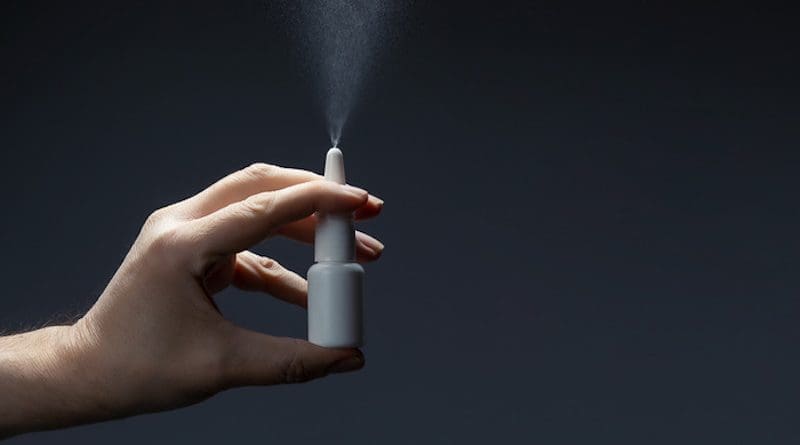 An example of a nasal spray CREDIT: Lancaster University