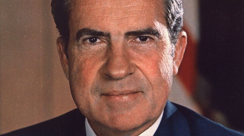 Official US President Richard Nixon portrait. Credit: Wikipedia Commons