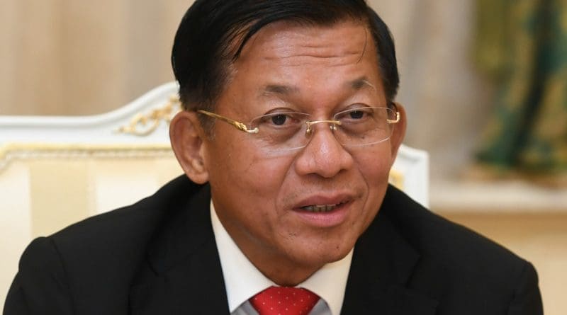 Myanmar's Min Aung Hlaing. Photo Credit: Mikhail Frolov, Tatarstan President's Office, Wikipedia Commons