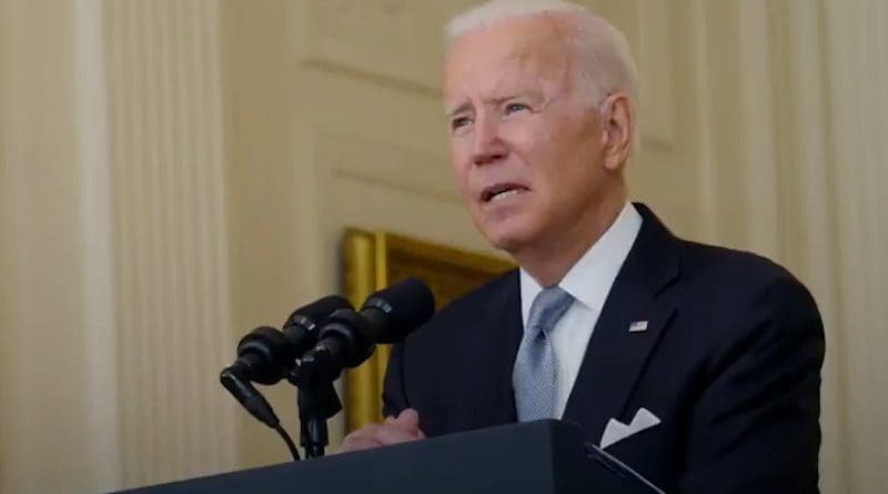 US President Joe Biden. Photo Credit: Screenshot White House video