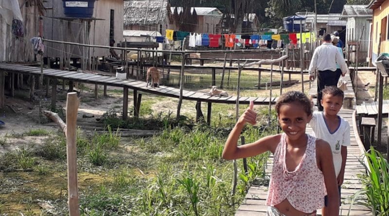 With the support of NGOs, universities and business, the inhabitants of small towns in the Amazon are practicing a self-sustaining circular economy in which waste is converted into inputs for production CREDIT: Michel Xocaira Paes