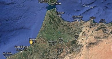 Contrabandiers Cave, Morocco, location along the coastline CREDIT: Google maps