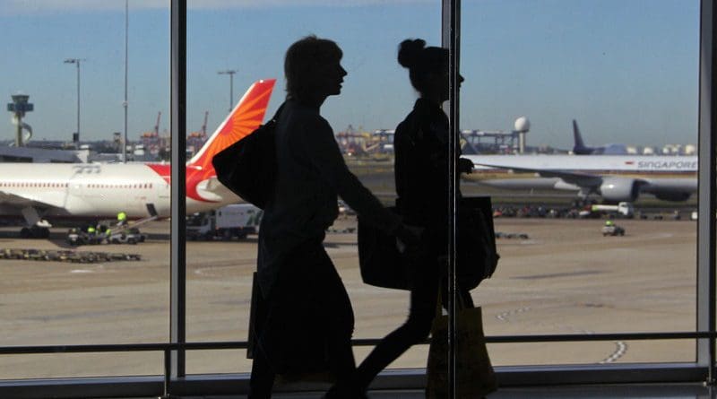Australia Silhouette Passenger Terminal Airport Travel Image