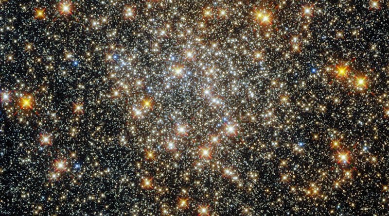 This sparkling starfield, captured by the NASA/ESA Hubble Space Telescope’s Wide Field Camera 3 and Advanced Camera for Surveys, contains the globular cluster ESO 520-21 (also known as Palomar 6). CREDIT: ESA/Hubble and NASA, R. Cohen