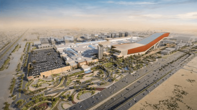 The new mall, being developed at a cost of 16 billion riyals ($4.3 billion) over the next four years, will include six hotels and around 1,600 residential units. (Supplied/MAF)