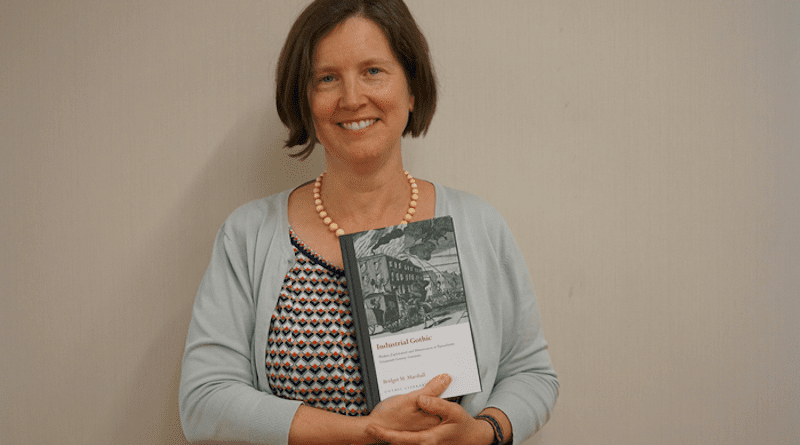 UMass Lowell English Associate Prof. Bridget Marshall has published a new book that explores how the American Industrial Revolution contributed to Gothic literature, (Photo credit: Katharine Webster)