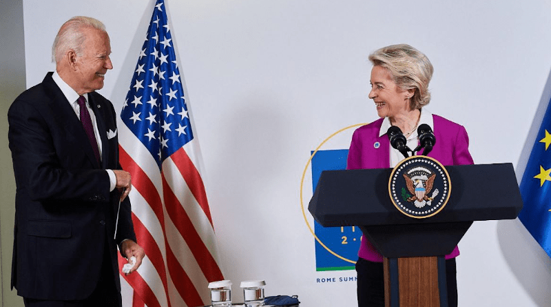 US President Joe Biden with European Commission President Ursula von der Leyen. Photo Credit: European Commission