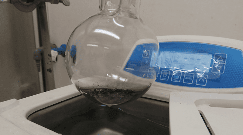 A view of the experimental metal ion recovery system. CREDIT: David Callahan/KTH Royal Institute of Technology