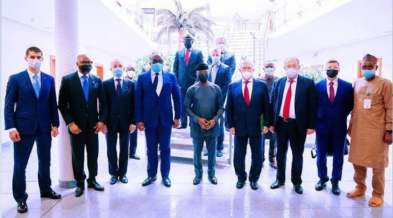 Vice-President Yemi Osinbajo at Nigeria-Russia meeting of officials. (Photo supplied)