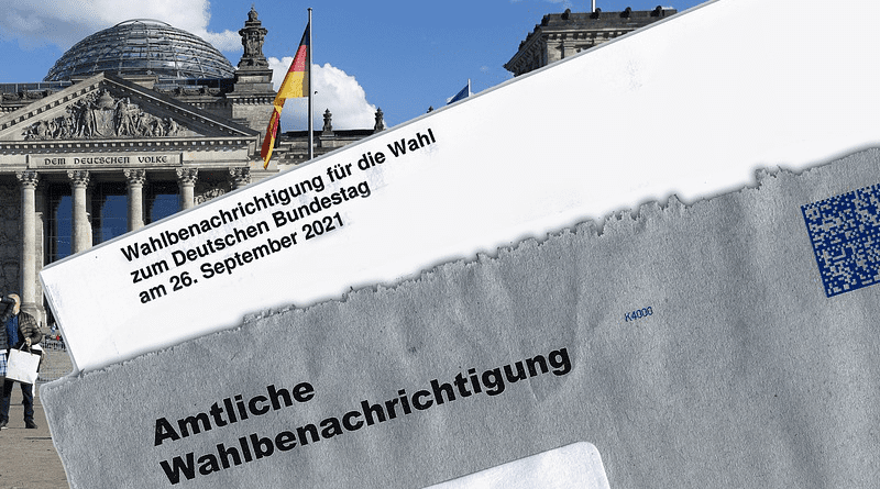 Germany elections vote flag