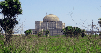 The unfinished and abandoned Juragua Nuclear Power Plant in Cienfuegos, Cuba. Photo Credit: David Grant, Wikipedia Commons