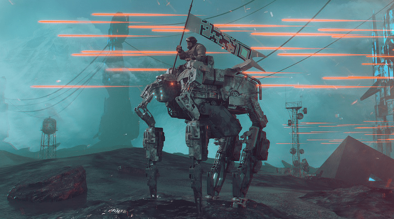 video game Scifi War Future Futuristic Robot Gunfire Combat