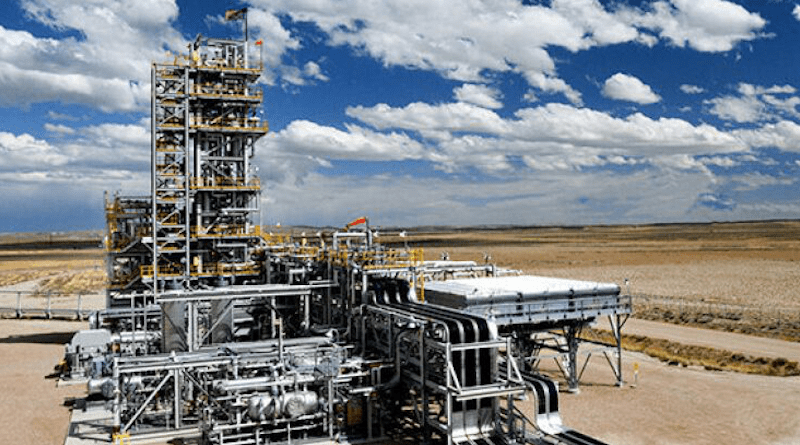 ExxonMobil's Shute Creek commercial demonstration plant in Wyoming is pictured. Credit: ExxonMobil.