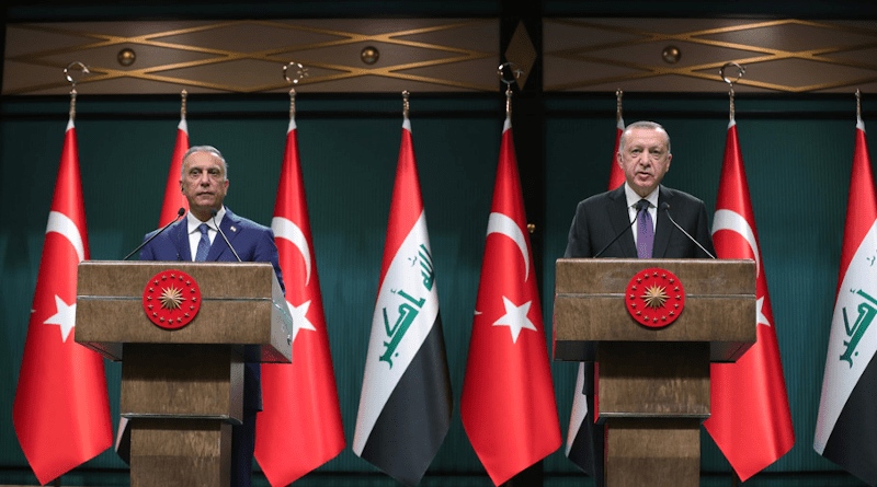 File photo of Iraq's PM Mustafa Al-Kadhimi with Turkey's President Recep Tayyip Erdogan. Photo Credit: Turkish President's Office