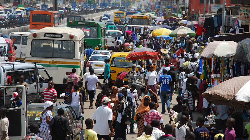 Street Africa Ghana City Streets People Travel