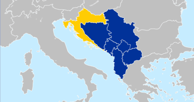 Location of Western Balkans. Credit: Wikipedia Commons