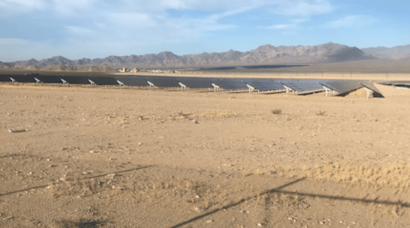 Stateline PV Solar Park CREDIT: Dr Rebecca R. Hernandez, University of California, Davis