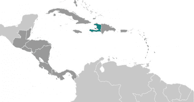 Location of Haiti. Credit: CIA World Factbook