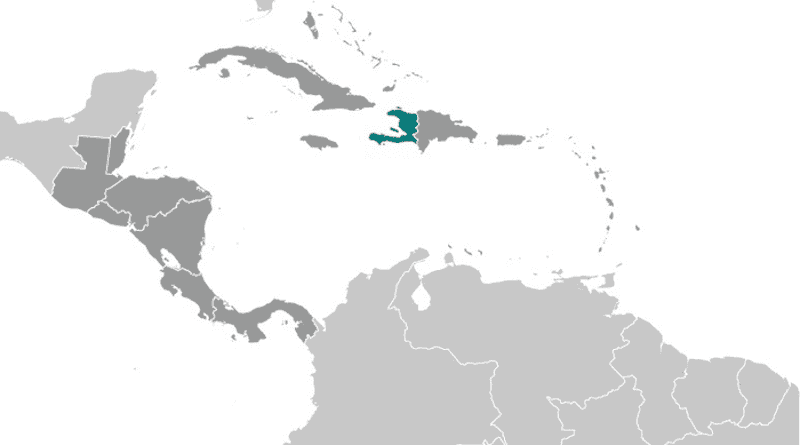 Location of Haiti. Credit: CIA World Factbook