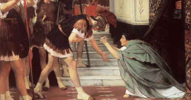 Proclaiming Claudius Emperor, by Lawrence Alma-Tadema. Credit: Wikipedia Commons
