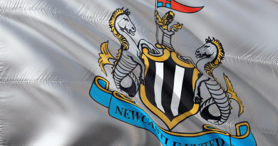 Newcastle United flag football soccer sports