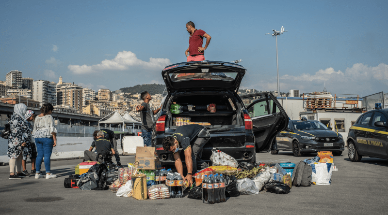 Frontex, the European Union’s Border and Coast Guard Agency, deployed officers in Italy and France to assist local authorities in profiling passengers, identifying document fraud and detecting illicit activities. Photo Credit: INTERPOL