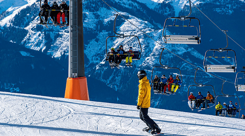 skiing Snowboarding Ski Resort Slopes Gondola Lift